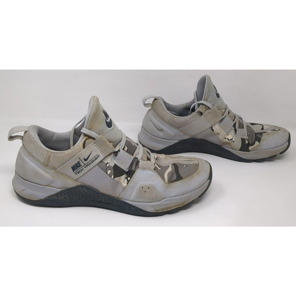 Nike Tech Trainer Mens Size 7.5 Gray Running Athletic Shoes Sneakers CW7342-001
